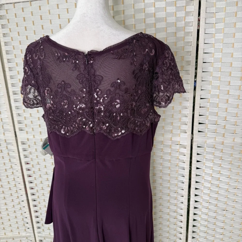 ! NWT. Alex Evenings Womens Long Length Dress - Picture 9 of 16